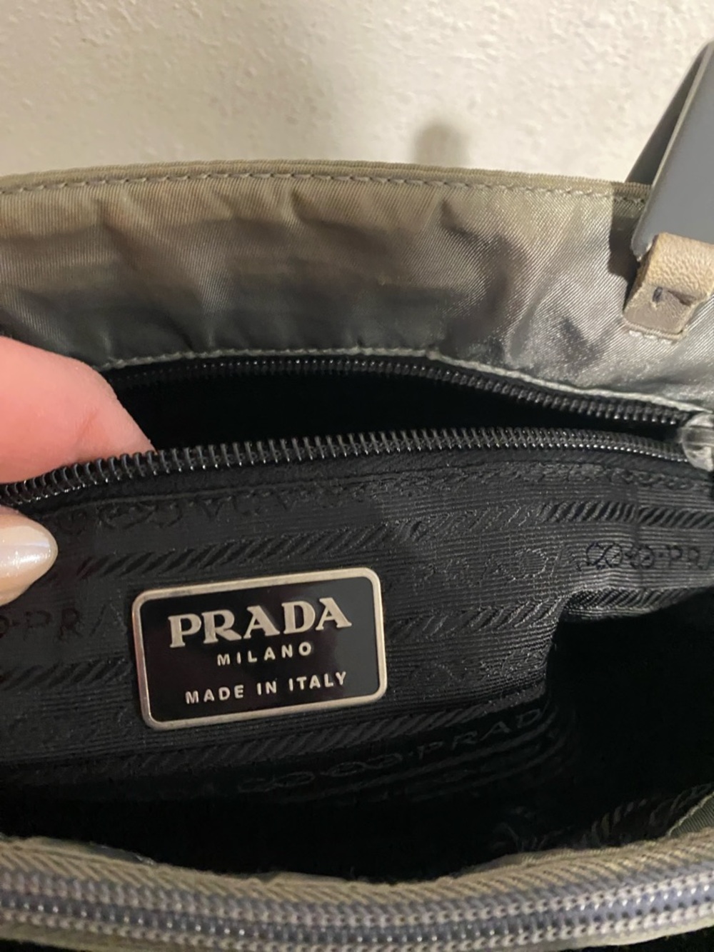 Prada Grey Nylon Tote Bag with COA - Picture 13 of 16